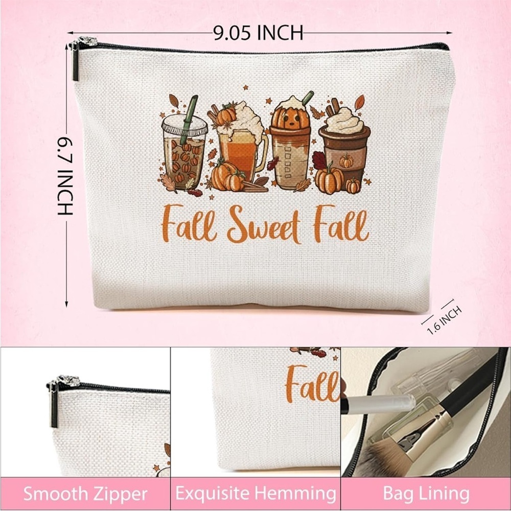 Fall Sweet Fall Cosmetic Pouch - Picture 2 of 3